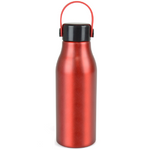 Dapto 680ml Aluminium Water Bottle with Matching Strap Blue