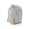 Branded Impact AWARE™ 16 oz. recycled canvas 15" laptop backpack