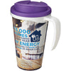 Branded Brite-Americano® Grande 350 ml mug with spill-proof lid
