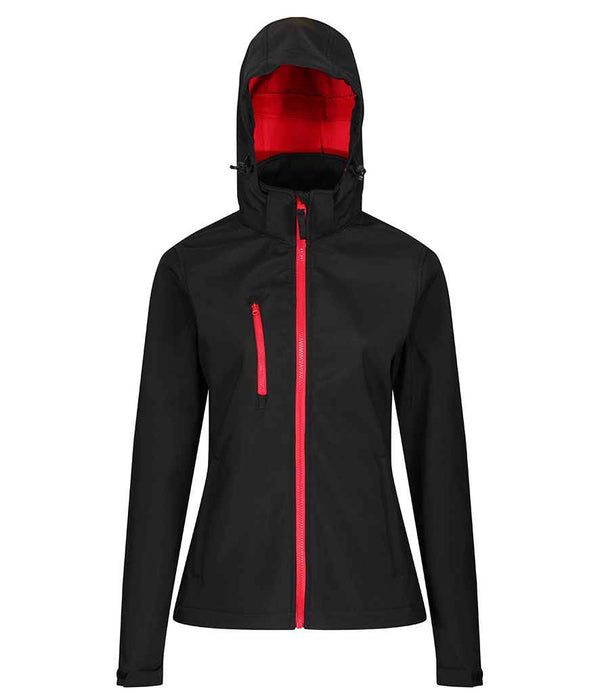 Regatta Ladies Venturer Three Layer Hooded Soft Shell Jacket