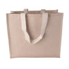 Tolldene Canvas shopper with woven handles
