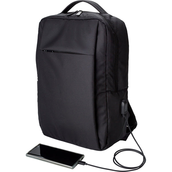 Branded Merlecrest RPET laptop backpack