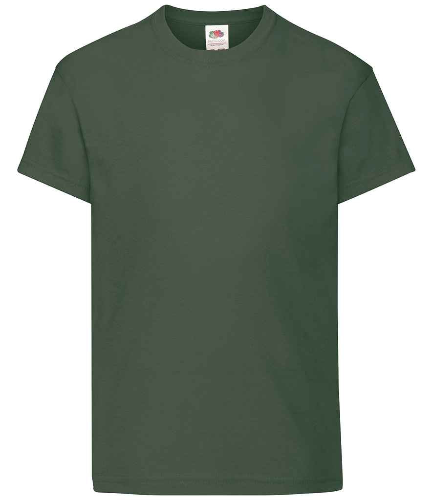 Fruit of the Loom Kids Original T-Shirt Bottle Green