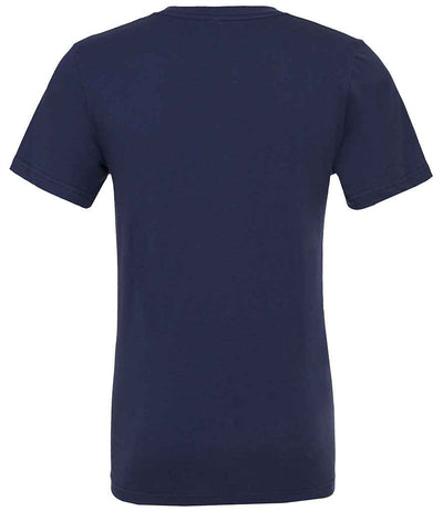 Canvas Unisex Jersey V Neck T-Shirt Navy