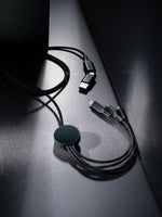Branded Terra RCS recycled aluminium 120cm 6-in-1 cable