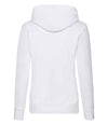 Fruit of the Loom Classic Lady Fit Hooded Sweatshirt White