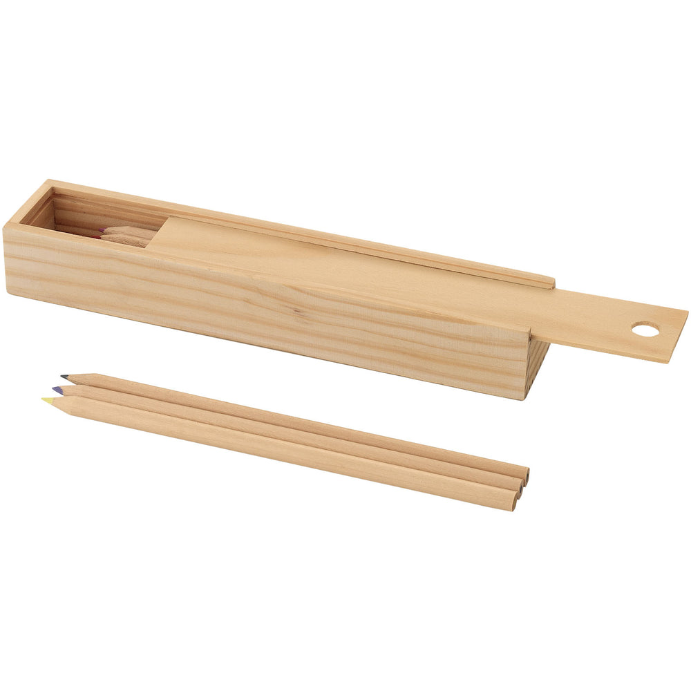 Branded Pines 12-piece wooden pencil set