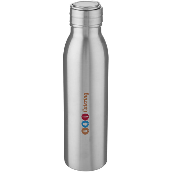 Harper 700 ml stainless steel water bottle with metal loop