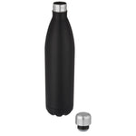 Branded Cove 1 L vacuum insulated stainless steel bottle