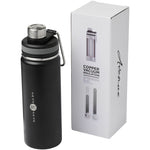 Branded Gessi 590 ml copper vacuum insulated sport bottle