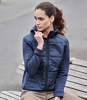 Tee Jays Ladies Hybrid-Stretch Hooded Jacket