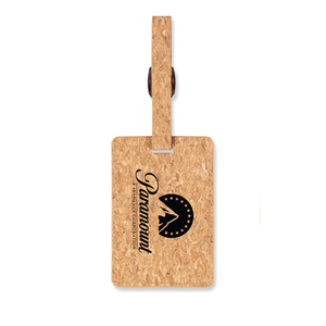 Cork luggage tag