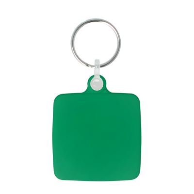 Recycled 45mm Square Keyring