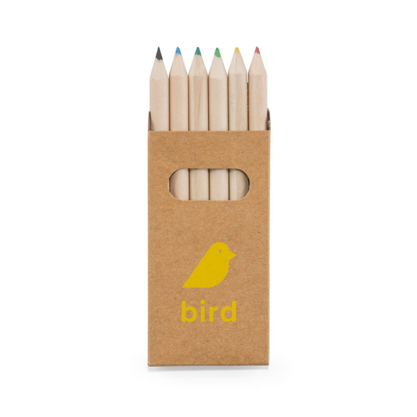 Bird Set of 8 Colouring Pencils