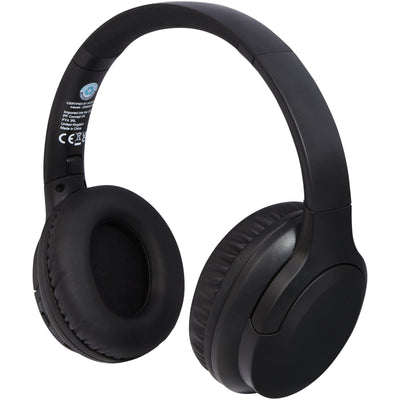 Branded Loop recycled plastic Bluetooth® headphones