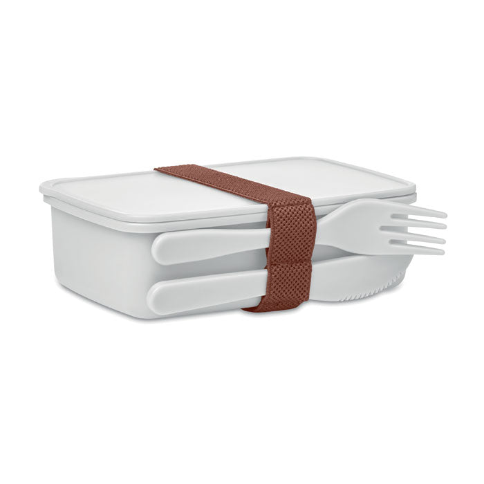 Branded Lunch box with cutlery