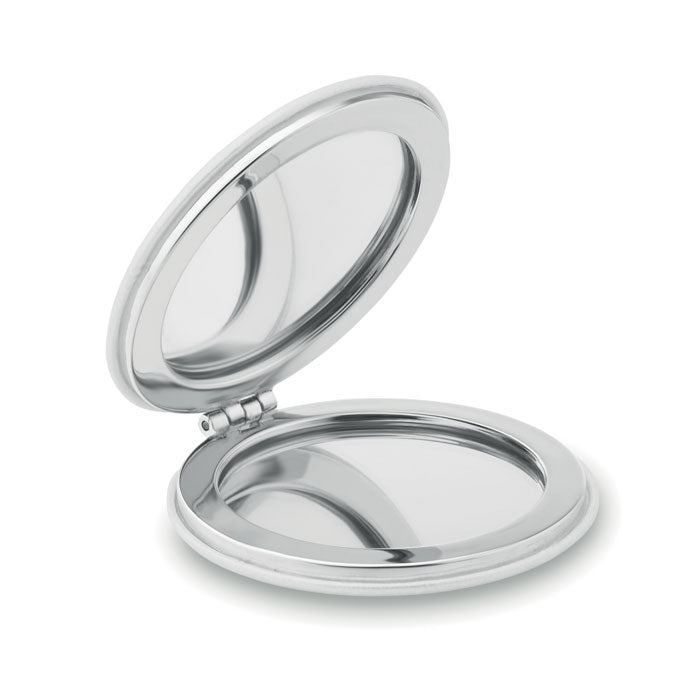 Branded Round PU mirror