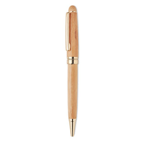 Bamboo twist ball pen in box