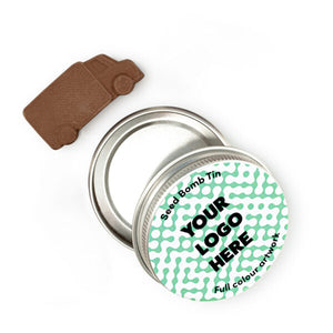 Reusable Aluminium Tin of Van Shaped Seed Bombs