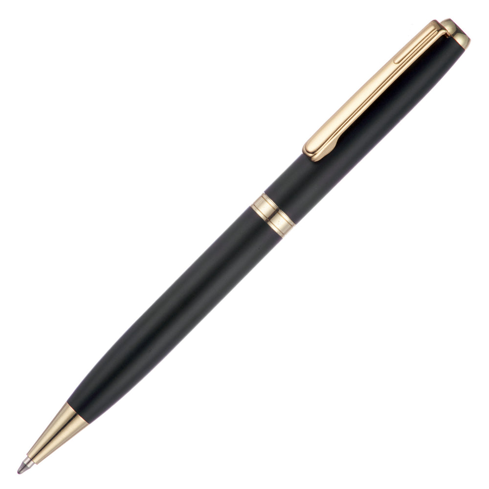 Branded BOSTON LUX ball pen with GOLD trim