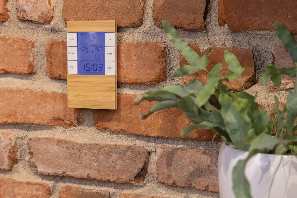 Branded Utah RCS rplastic and bamboo weather station