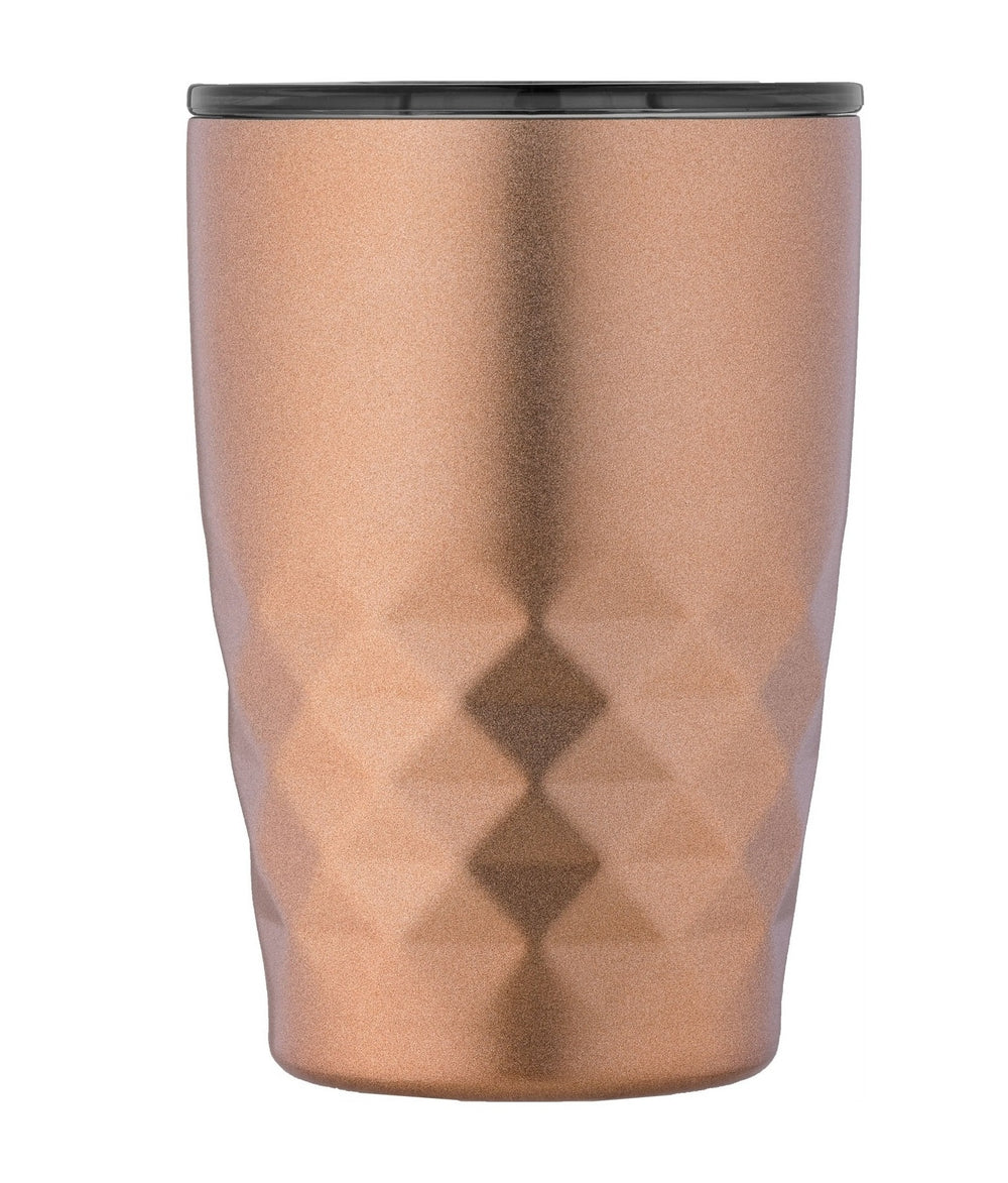 Branded Geo 350 ml copper vacuum insulated tumbler
