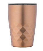 Branded Geo 350 ml copper vacuum insulated tumbler
