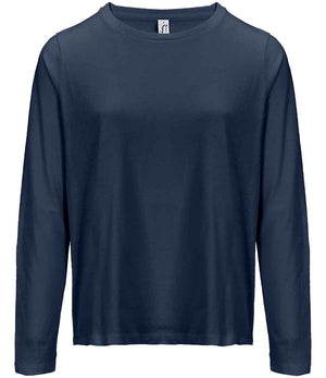 SOL'S Ladies Monarch Long Sleeve T-Shirt Navy