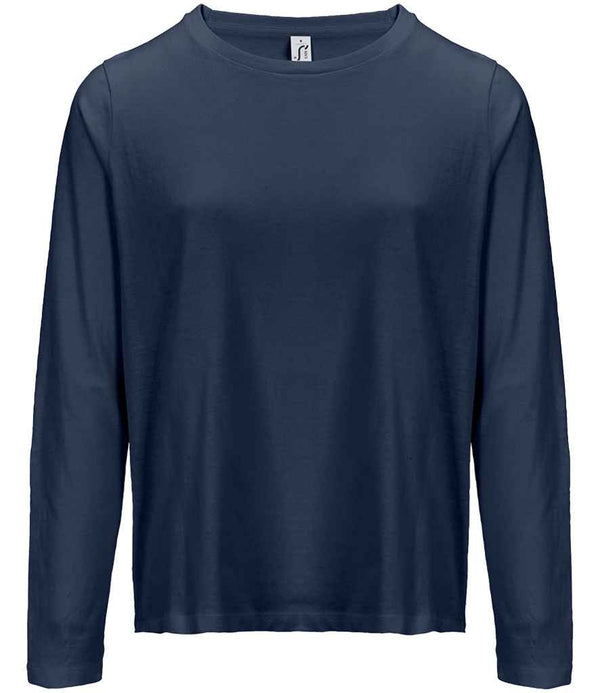 SOL'S Ladies Monarch Long Sleeve T-Shirt Navy