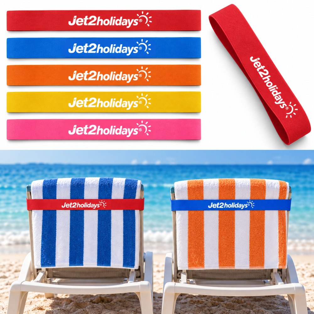 Branded Beach Towel Fastening Strap