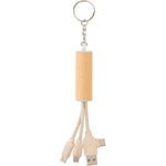 Branded Gravelbed USB charger keyring