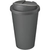 Branded Americano® Eco 350 ml recycled tumbler with spill-proof lid
