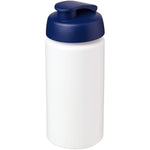 Branded Baseline® Plus grip 500 ml flip lid sport bottle