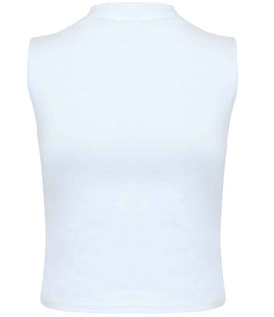 SF Ladies High Neck Crop Vest