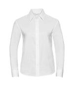 Russell Collection Ladies Long Sleeve Easy Care Oxford Shirt