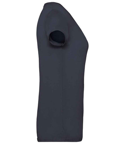 Fruit of the Loom Lady Fit Value V Neck T-Shirt Deep Navy