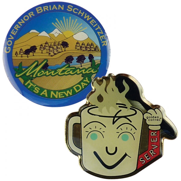 Custom Printed Steel Badge (50mm)