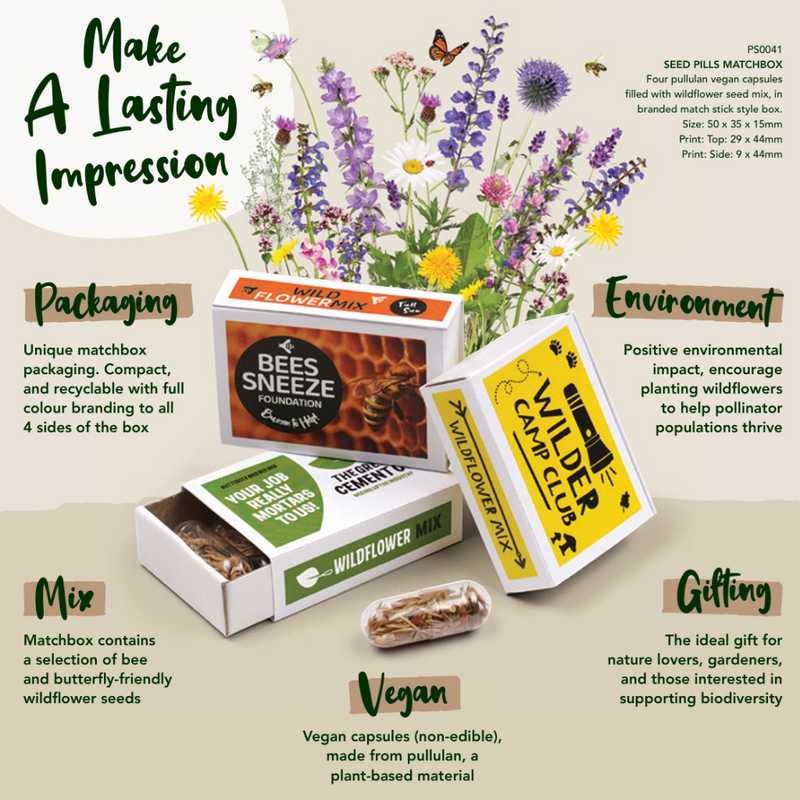 Seed Pills in Matchstick Box