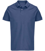 SOL'S Unisex Pacific Twin Piqué Polo Shirt Denim