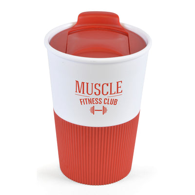 Branded Rubber Base Take Out Cup