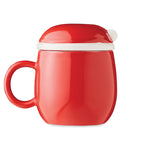 Ceramic mug with lid 370 ml