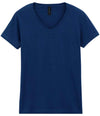 Gildan Ladies SoftStyle® V Neck T-Shirt Navy