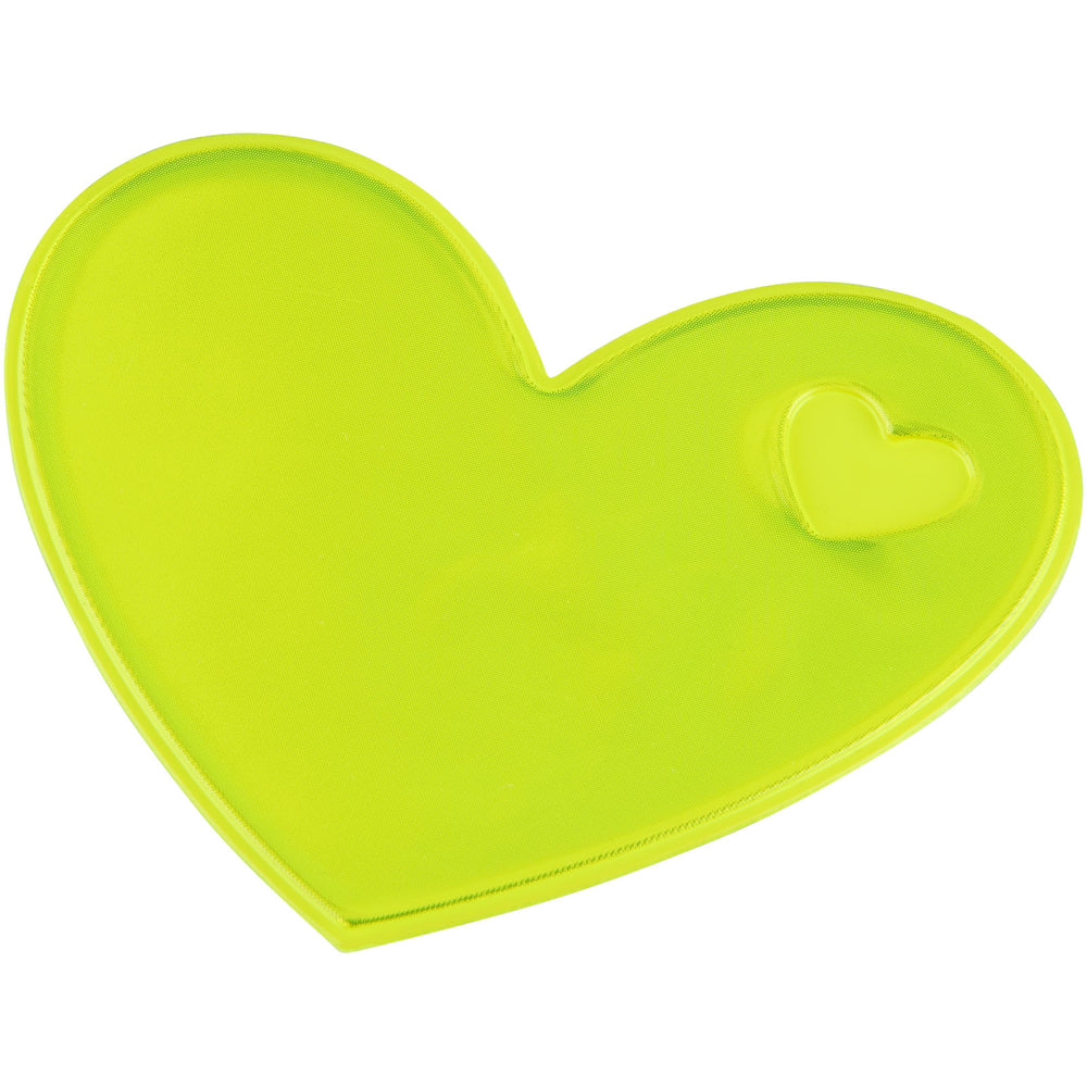 Branded RFX™ S-12 heart M reflective PVC sticker