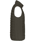 Kariban Lightweight Padded Bodywarmer Dark Khaki