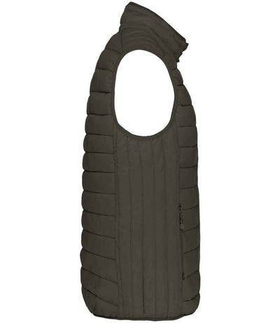Kariban Lightweight Padded Bodywarmer Dark Khaki