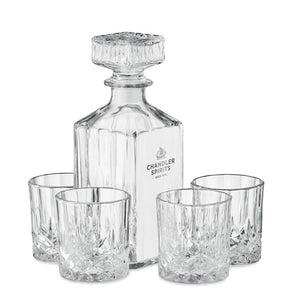 Set of 4 pieces whiskey set