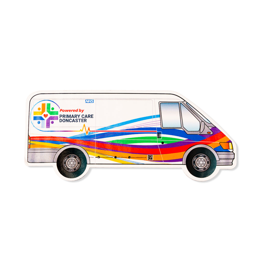 Branded Van Shaped Fridge Magnet