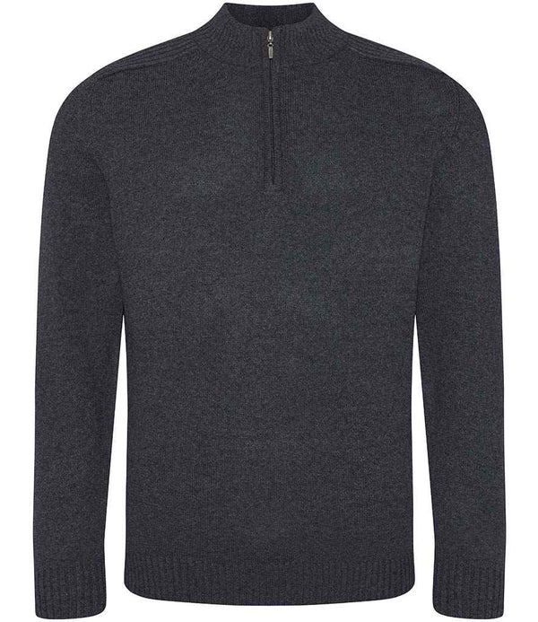 Branded Ecologie Unisex Wakhan Zip Neck Sustainable Sweater