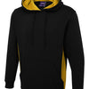 Branded Two Tone Hooded Sweatshirt