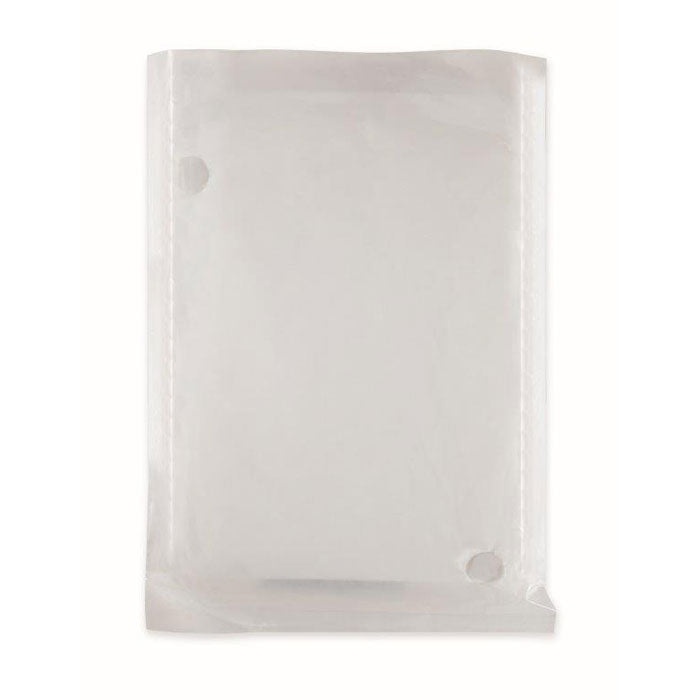 Branded Biodegradable poncho and bag